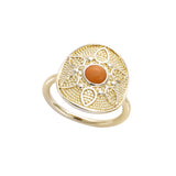 ANILLO JULIE ROUGE GOLDEN